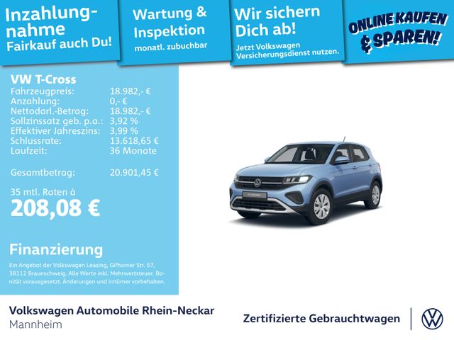 VW T-Cross 1.0 TSI GAR 2030 App-Connect PDC LED uvm
