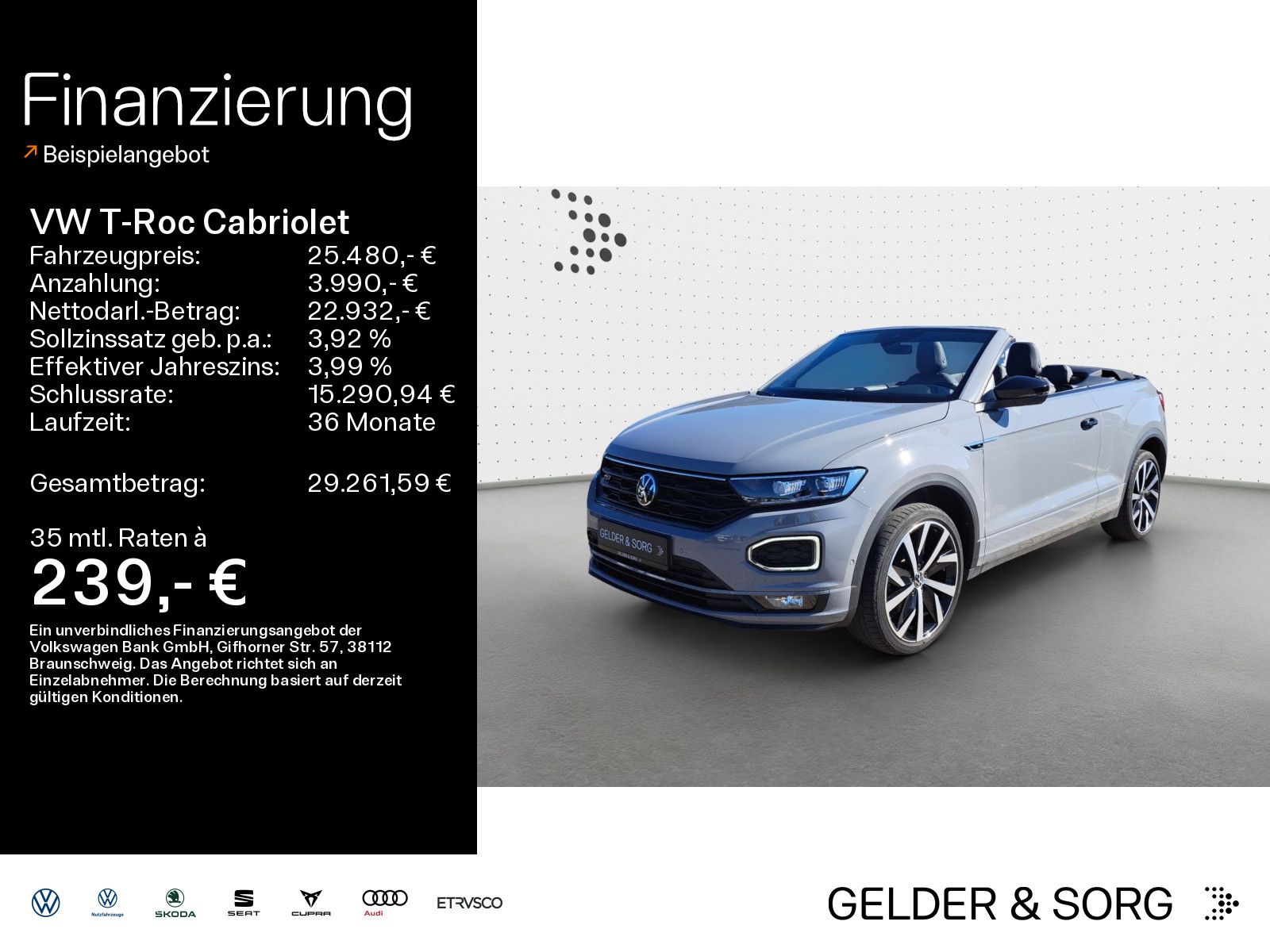 Volkswagen T-Roc Cabriolet 1.5 TSI R-Line Edition RFK*AHK*L