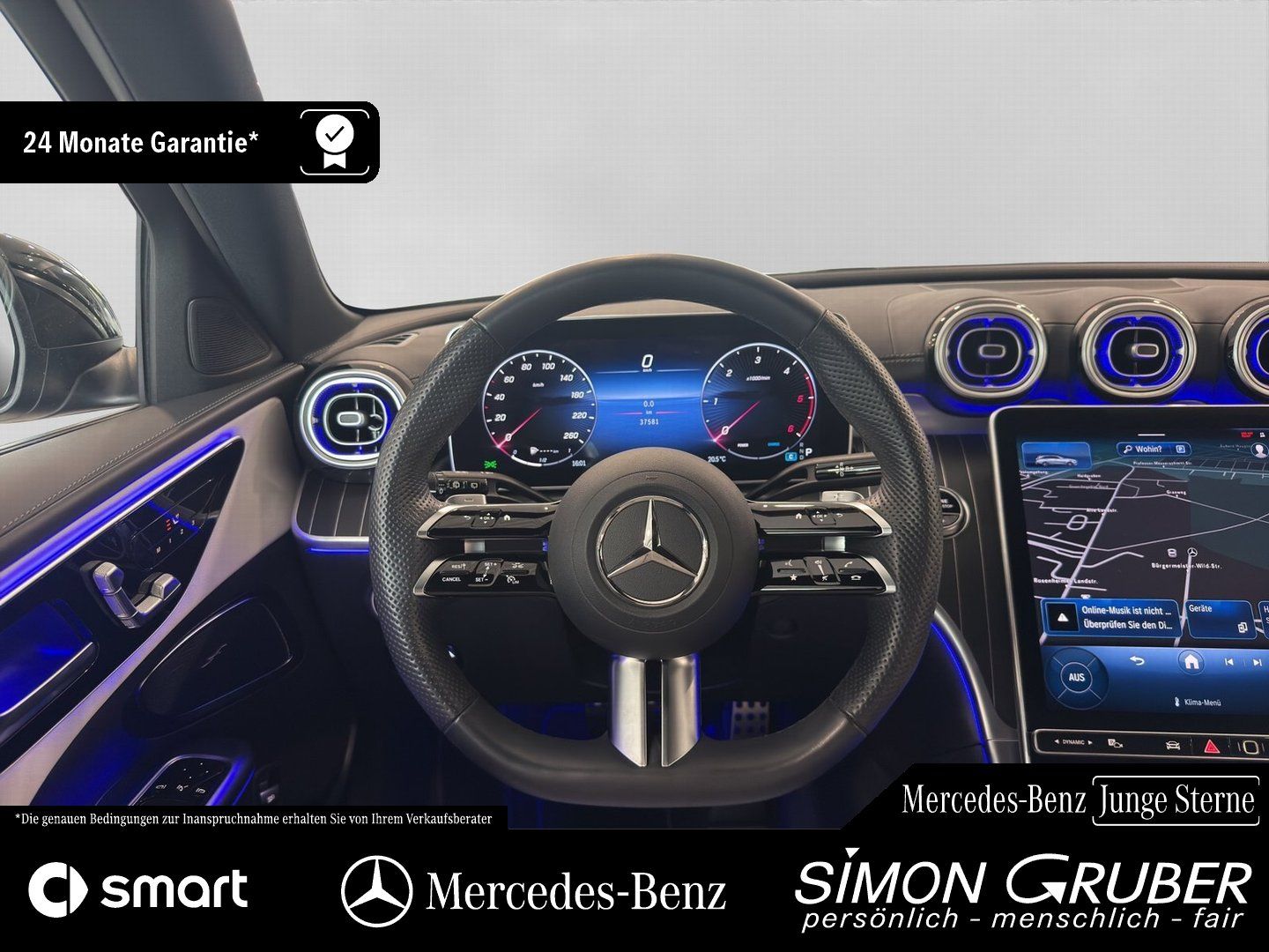 Fahrzeugabbildung Mercedes-Benz C 200 Td Edition AMG Line Memory LED 360 AHK