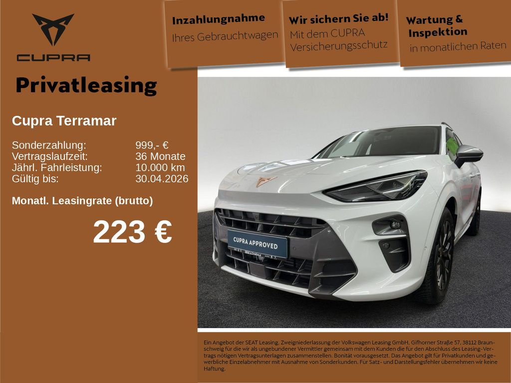 Cupra Terramar 1.5 eTSI DSG HuD 360° LED NAV ACC 18"