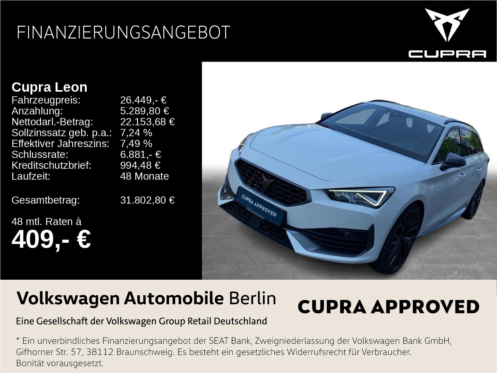 Cupra Leon Sportstourer 2.0 TSI DSG VZ CUP Navi LED