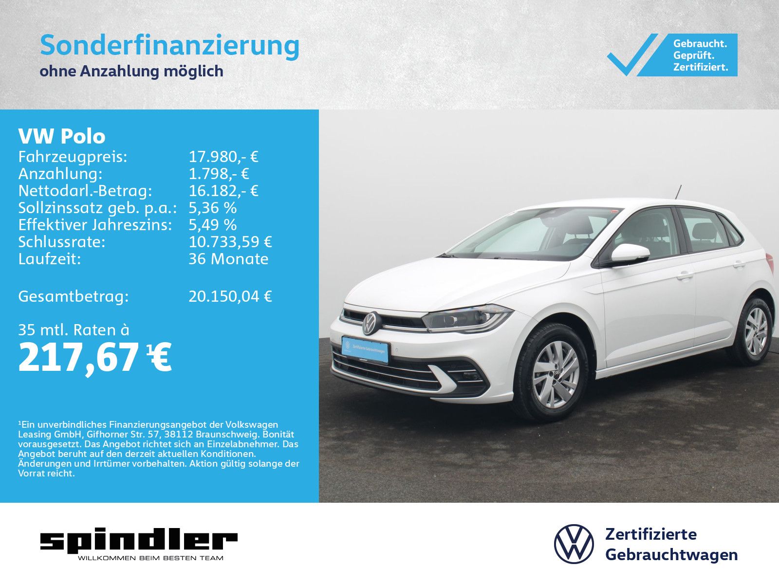 Volkswagen Polo Style 1.0 TSI DSG / Matrix, CarPlay, SHZ