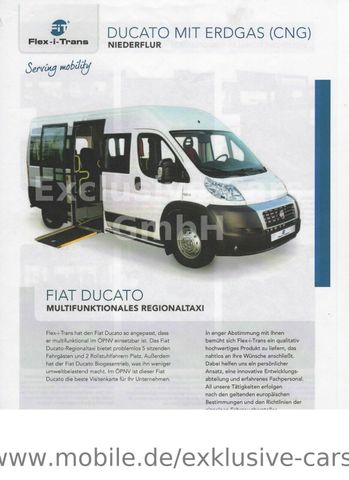 Fiat DUCATO ROLLSTUHLBUS|ROLLSTUHLRAMPE |BENZIN/ CNG|