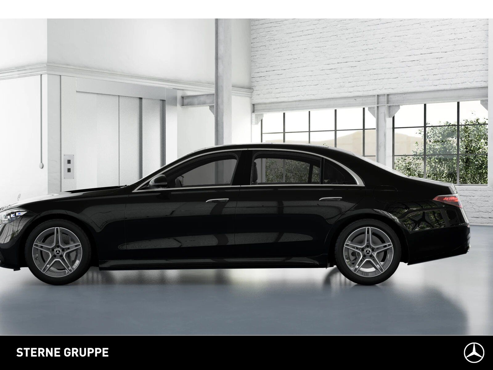 Mercedes-Benz S 580 e lang AMG NIGHT Pano HUD RemotePark Burme foto 2