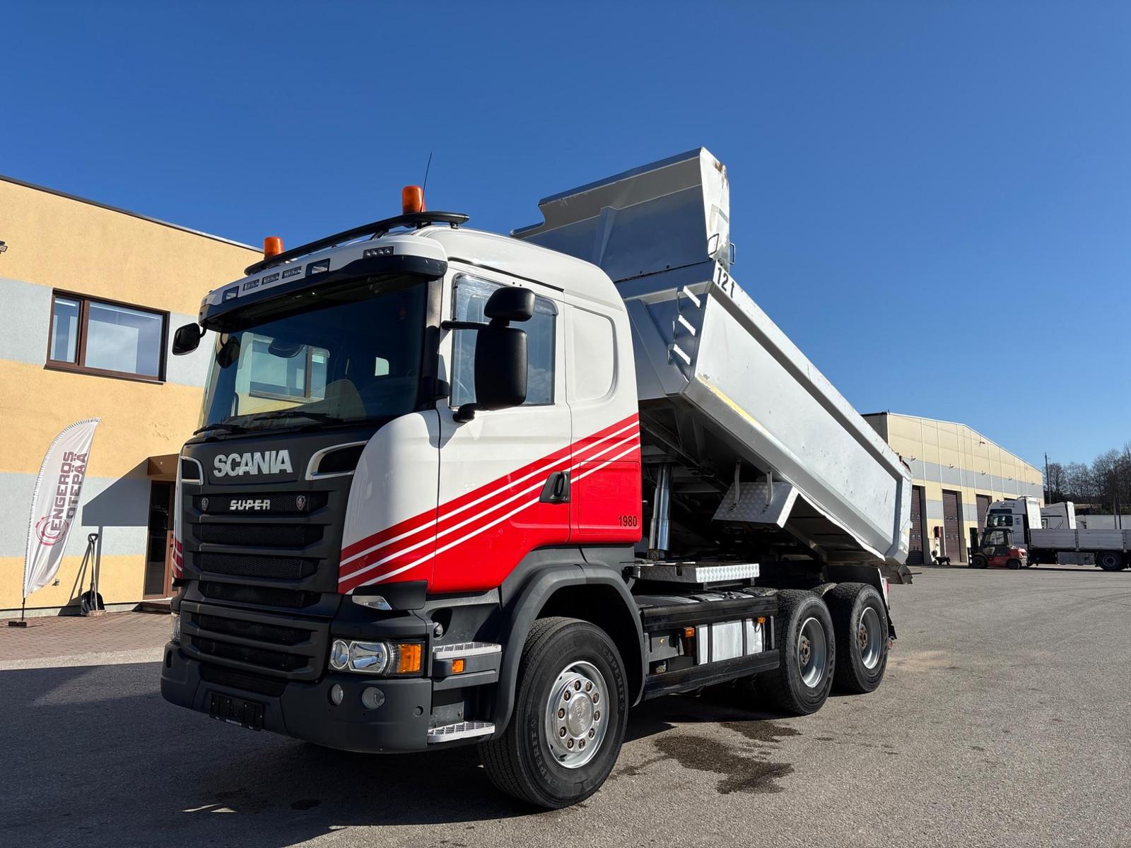 Scania R580 6x4 EURO6 + RETARDER + HEATING BOX + VIBRAT