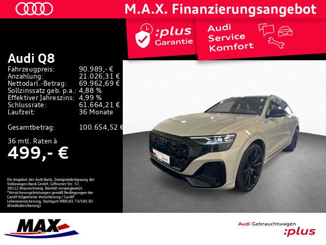 Q8 50 TDI QUATT S LINE HD-MATRIX+PANO+AHK+RAUTE+