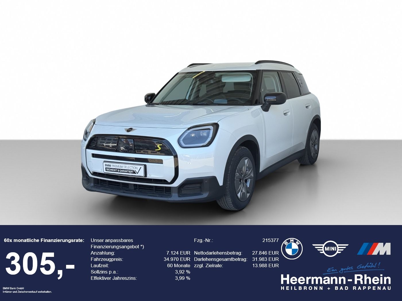 MINI Countryman SE ALL4 DriveAss.HUD.ParkAss.LED.H/K
