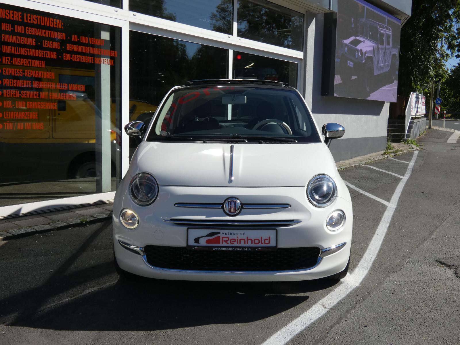 Fiat 500 Anniversario Glas-Schiebedach LED NAVI PDC