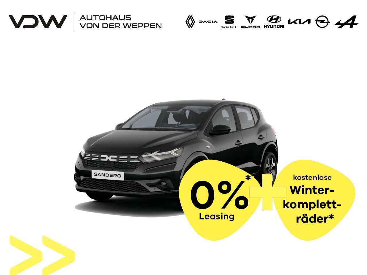 Dacia Sandero Journey TCE 90 CVT *Ab 0% Leasing*