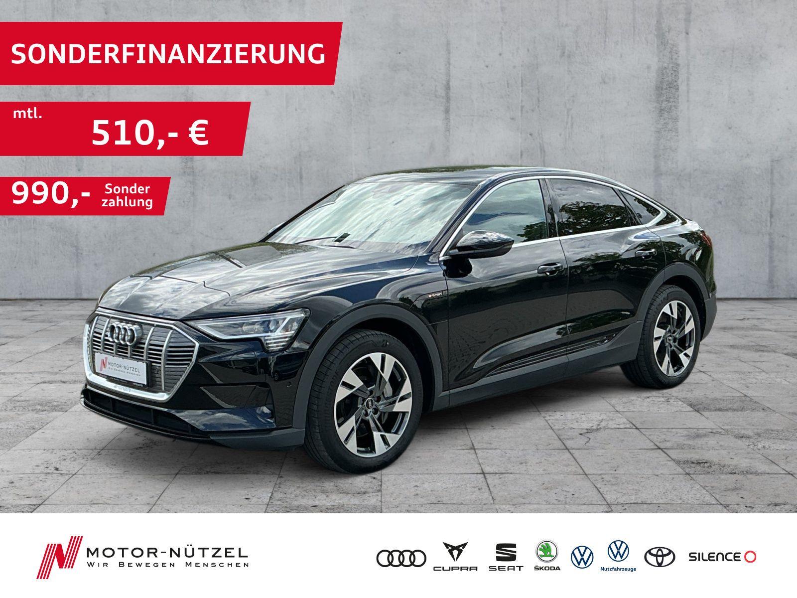 AUDI e-tron Sportback 55 QU S-LINE INT MATRIX+AHK+B&amp;O