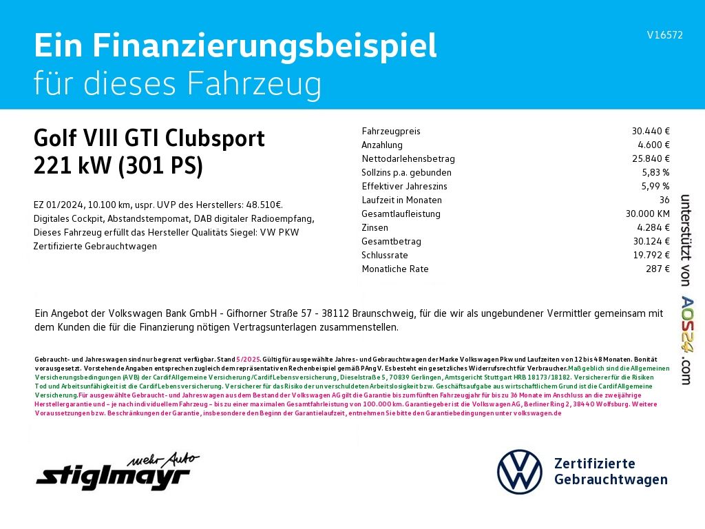 Volkswagen Golf VIII GTI Clubsport ACC BLACK-STYLE NAVI foto 2
