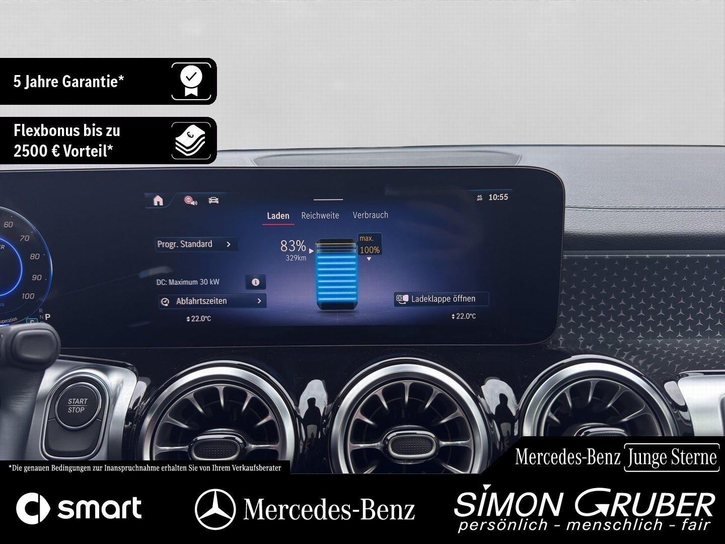 Fahrzeugabbildung Mercedes-Benz EQB 350 4M AMG Pano HUD Burm 7Sitzer 360° Magno