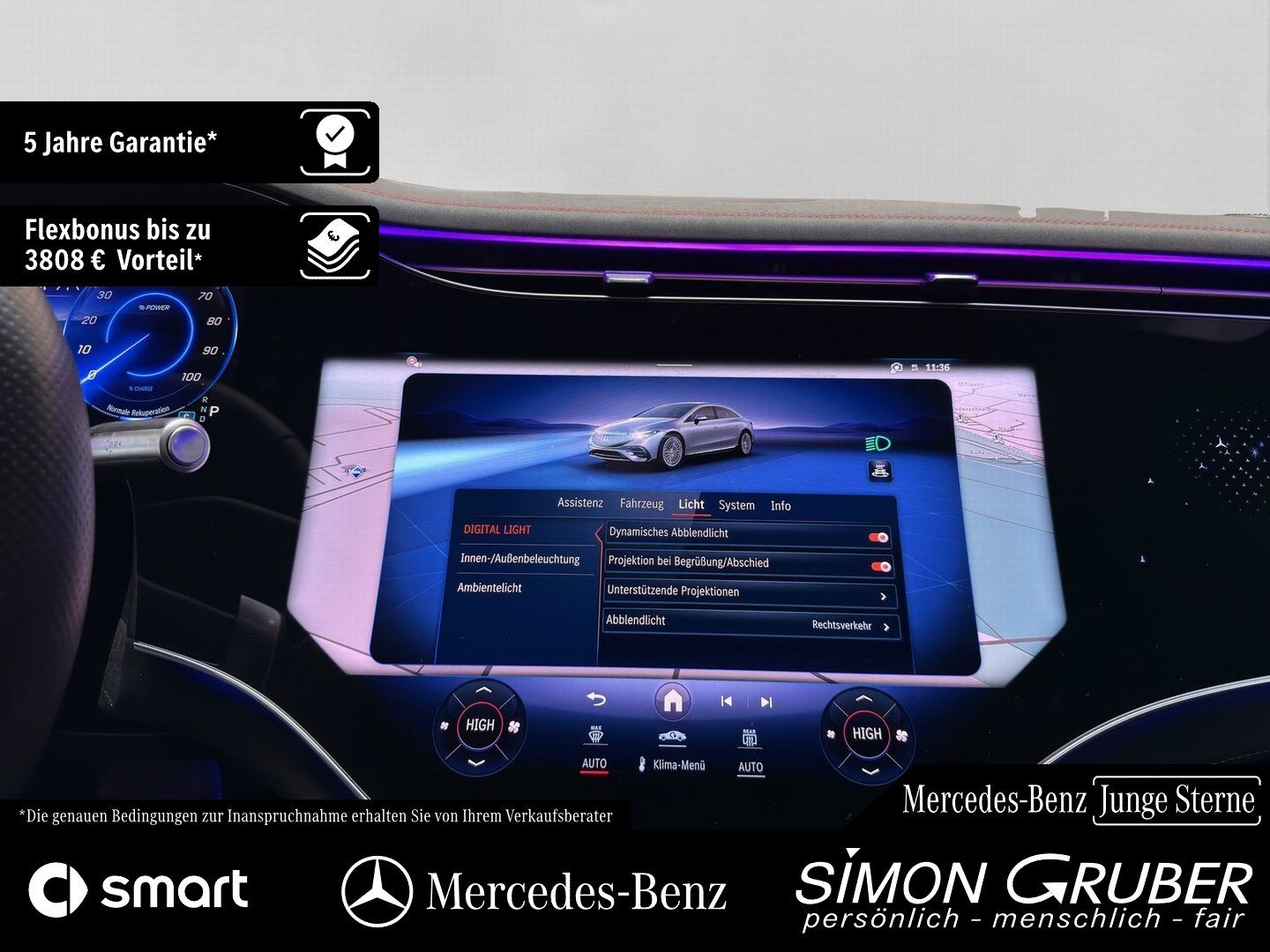 Fahrzeugabbildung Mercedes-Benz EQS 450 4M AMG Night Premium+ Mod 2025 118Kwh