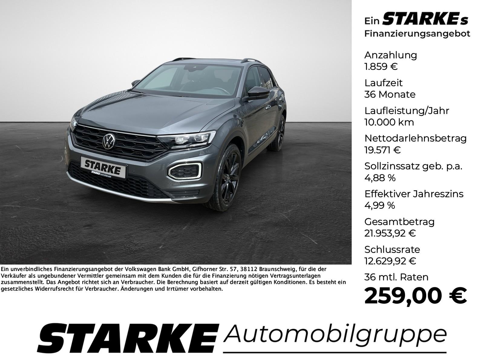 Volkswagen T-Roc 1.5 TSI Sport  Panodach Standheiz Navi LED