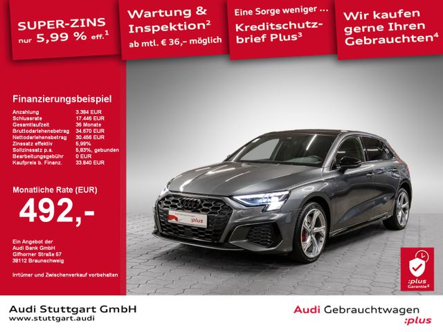 Audi A3 Sportback 45 TFSI e S line Leder Matrix Pano