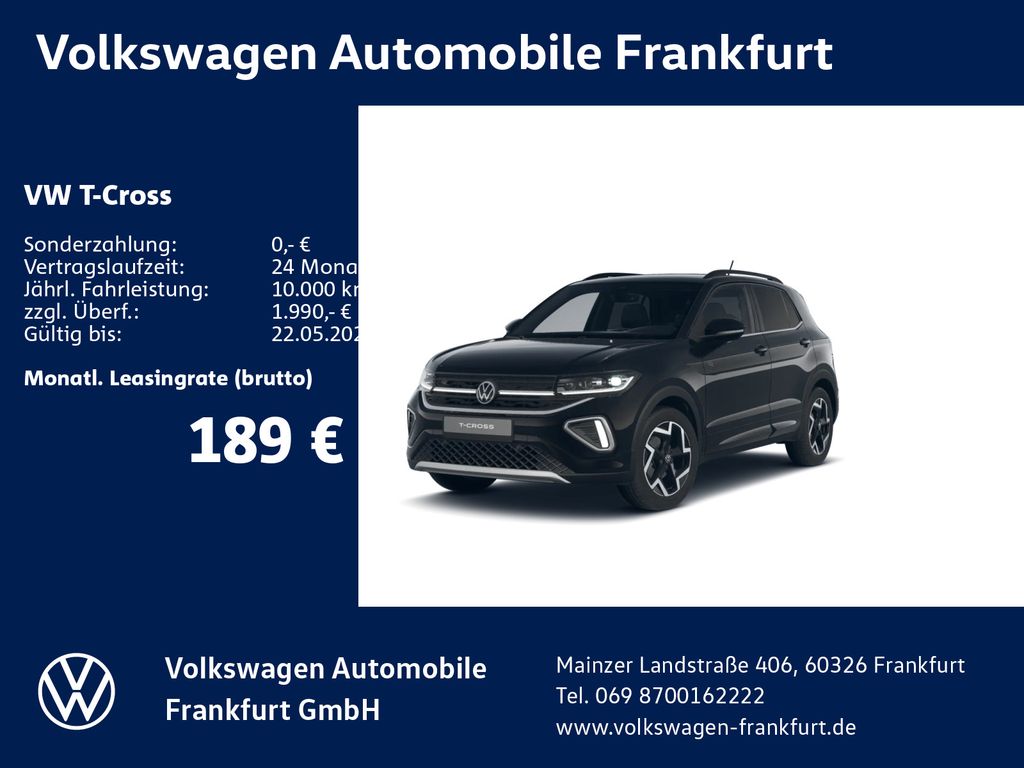 Volkswagen T-Cross R-Line 1.0 l TSI OPF 85 kW (116 PS) 7-Ga