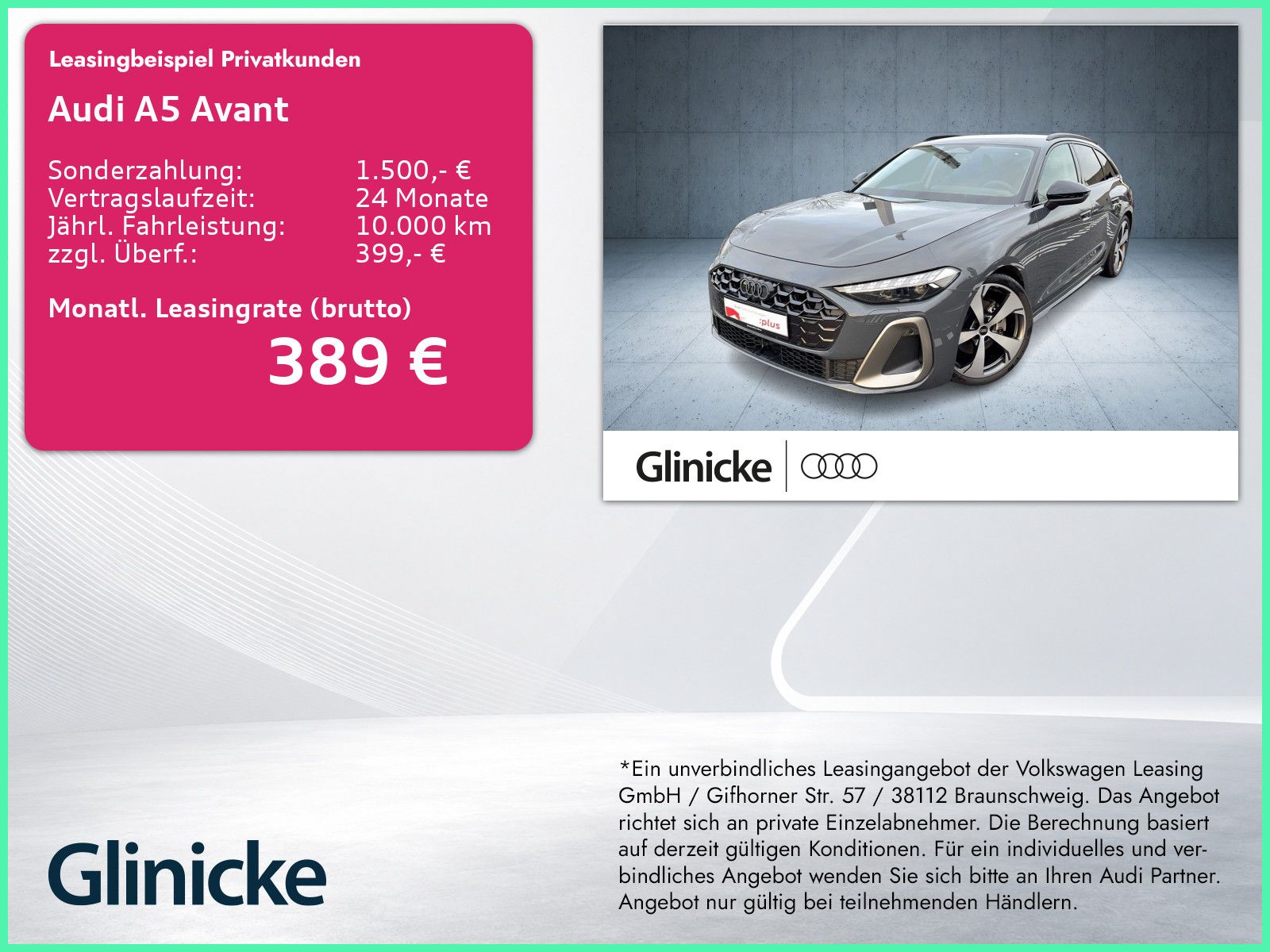 Audi A5 Avant TFSI S line AHK/B&O/StHz/20"/Nav/Assist