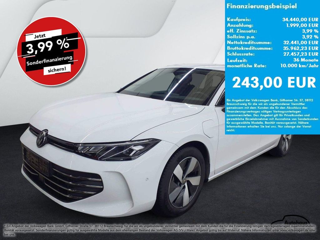 Passat Business 1.5TSI DSG eHybrid LED NAV AHK