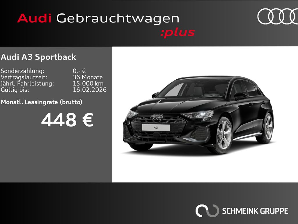 A3 Sportback 35 TFSI S line S tronic HUD SONOS