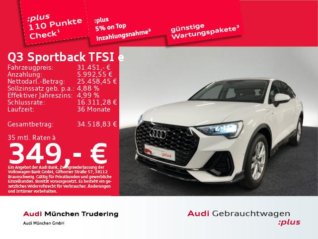 Audi Q3 Sportback TFSI e S line 45 e 180(245) kW(PS)