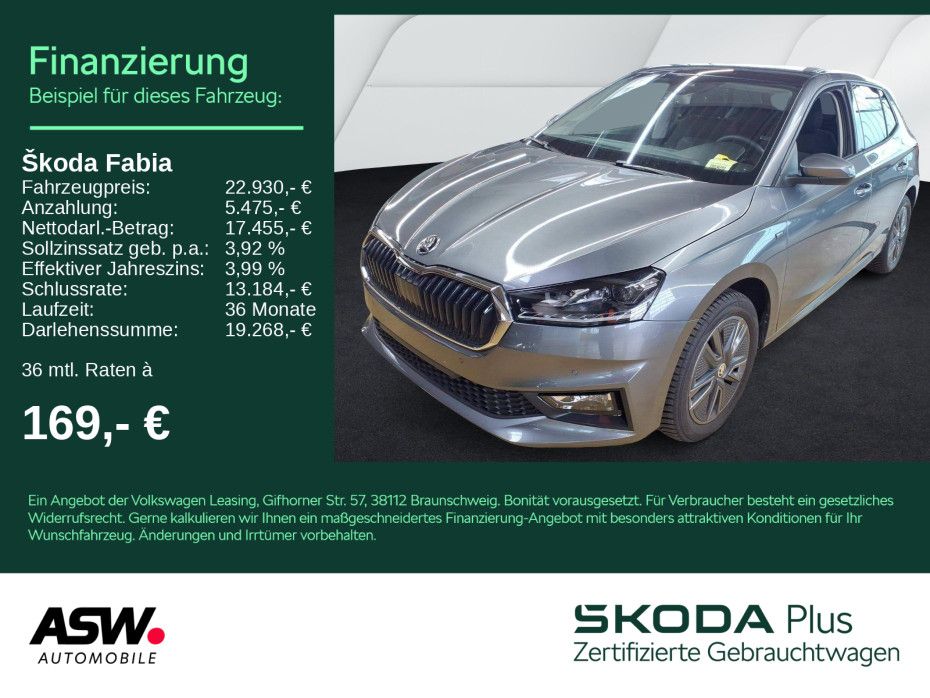 Skoda Fabia Selection 1.0TSI DSG LED Navi PANO RFK VC
