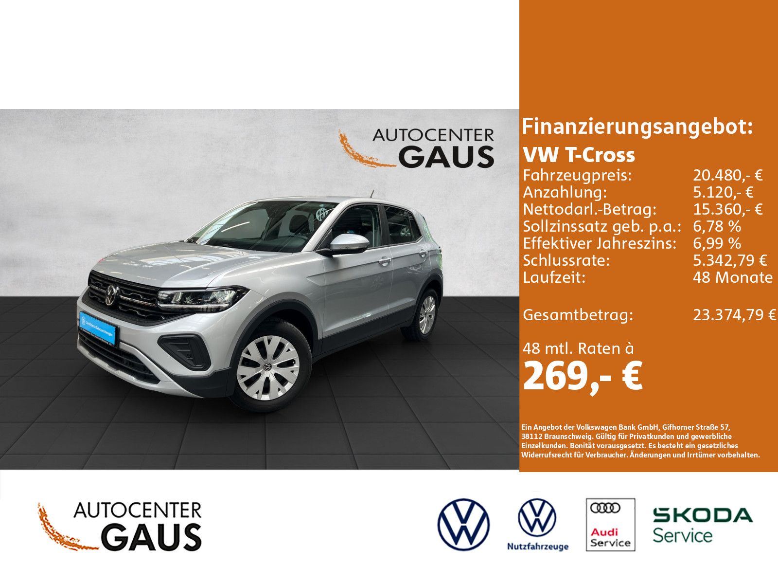 T-Cross 1.0 TSI SHZ*Klima*App-Connect