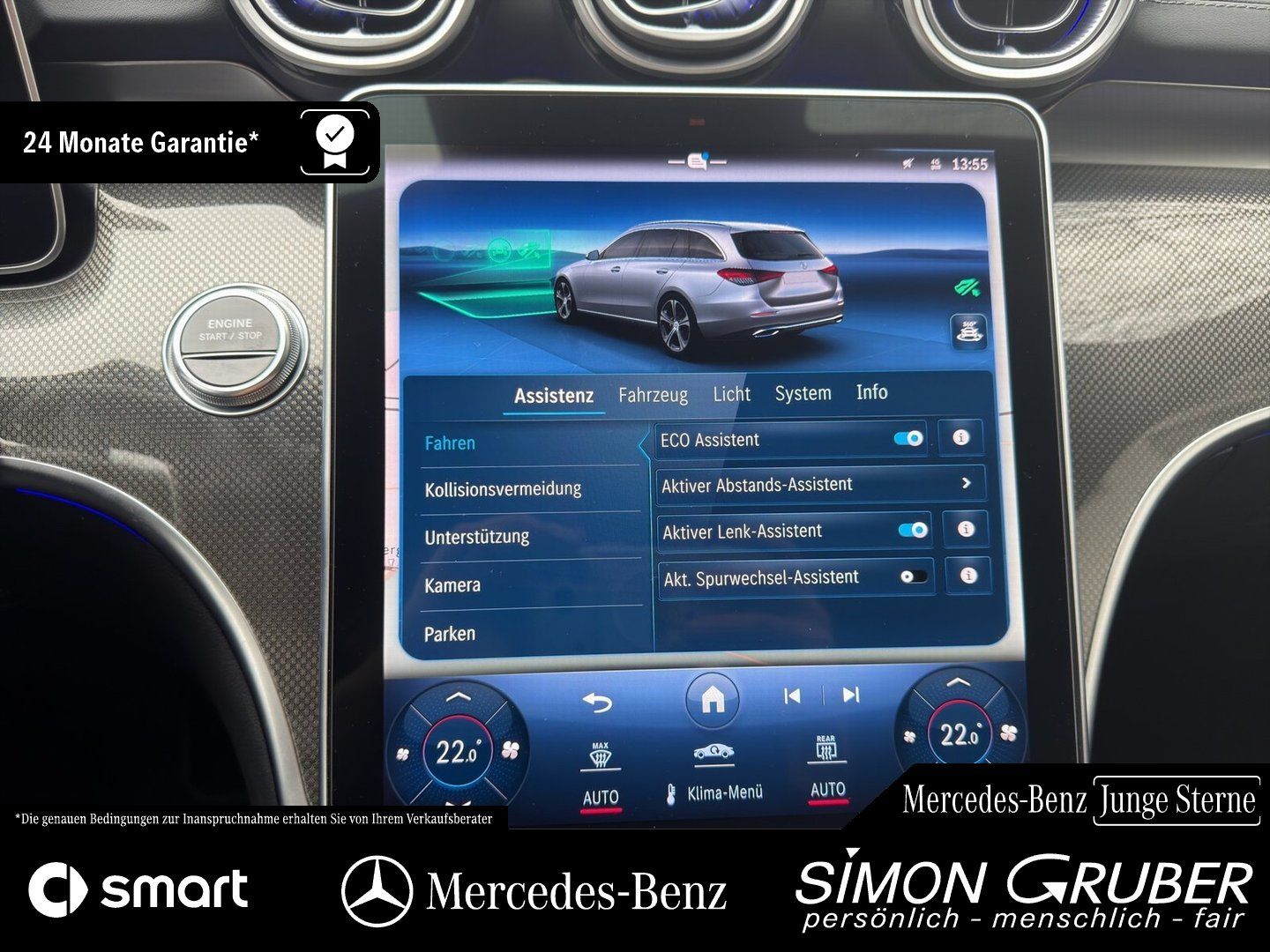 Fahrzeugabbildung Mercedes-Benz C 300 Te AMG Pano Burm HUD Sitzklima Massage AHK