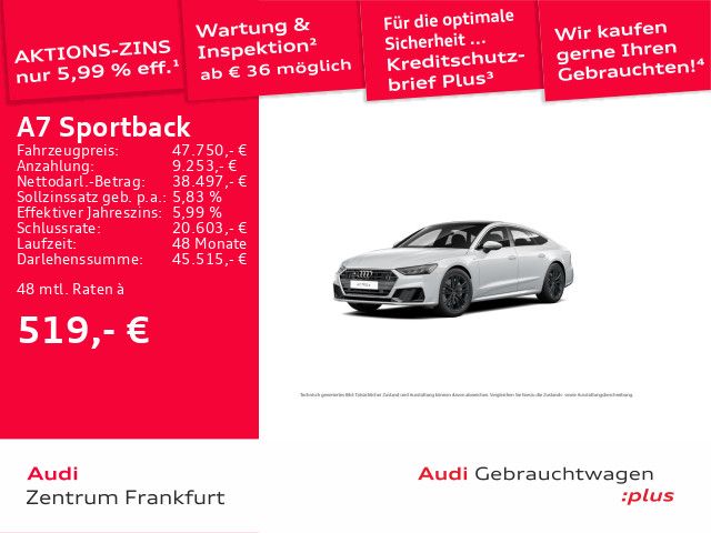 Audi A7 Sportback 50 TFSI e quattro S tronic S line L