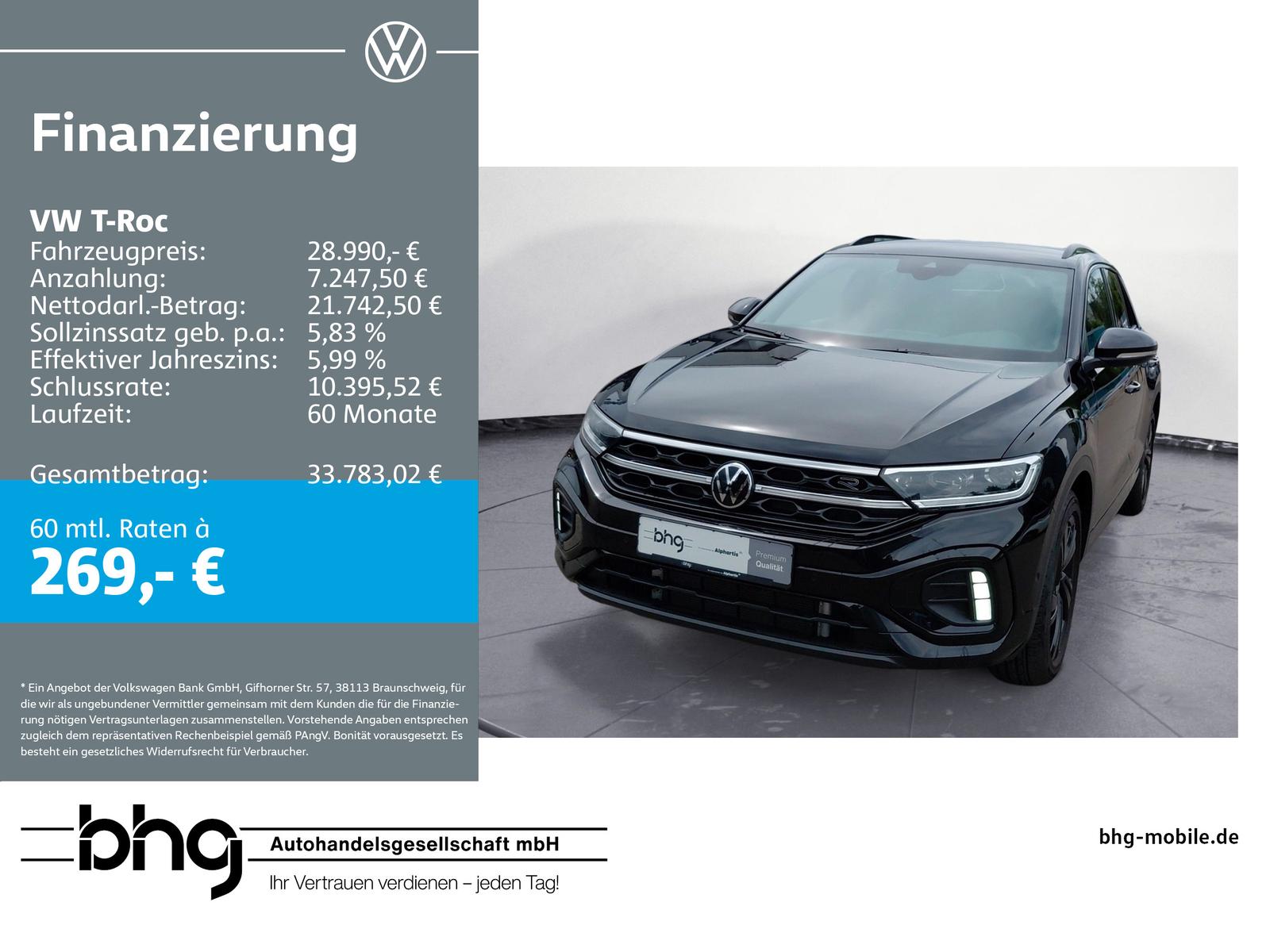 Volkswagen T-Roc 1.5 TSI DSG R-Line