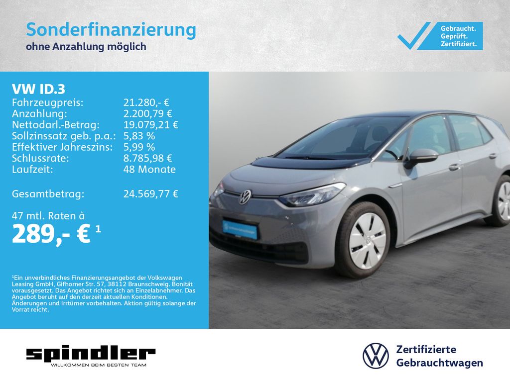 ID.3 Pure Performance / CarPlay, Standklima, LED
