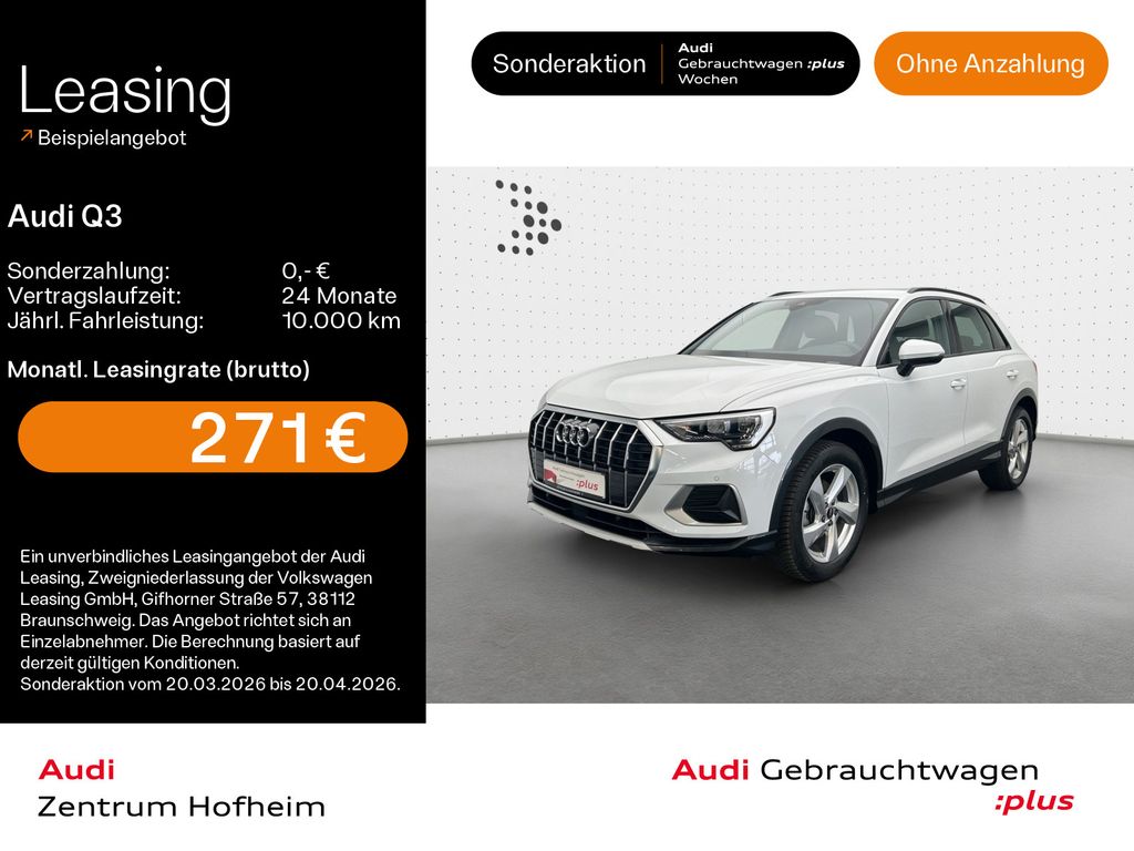 Audi Q3 35 TFSI advanced S tro*LED*Virtual*Navi+*Kame