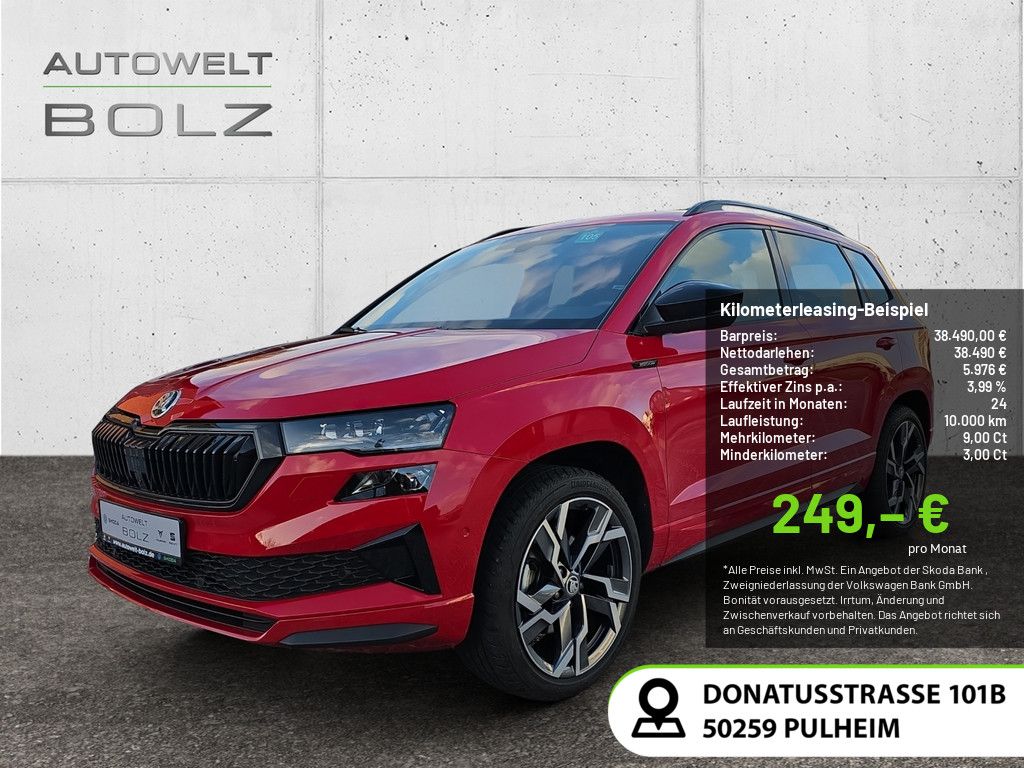 Karoq Sportline 4x4 2.0 TFSI AHK Pano Navi 360Ka