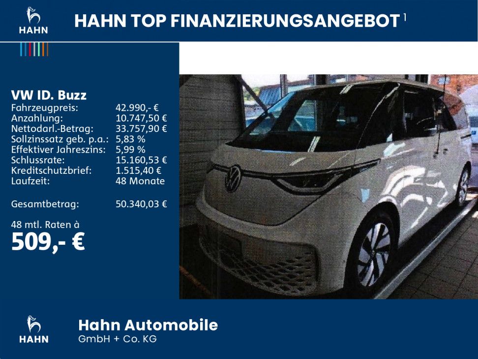 Volkswagen ID.Buzz Pro KR 210KW LED KAMERA imagem 2