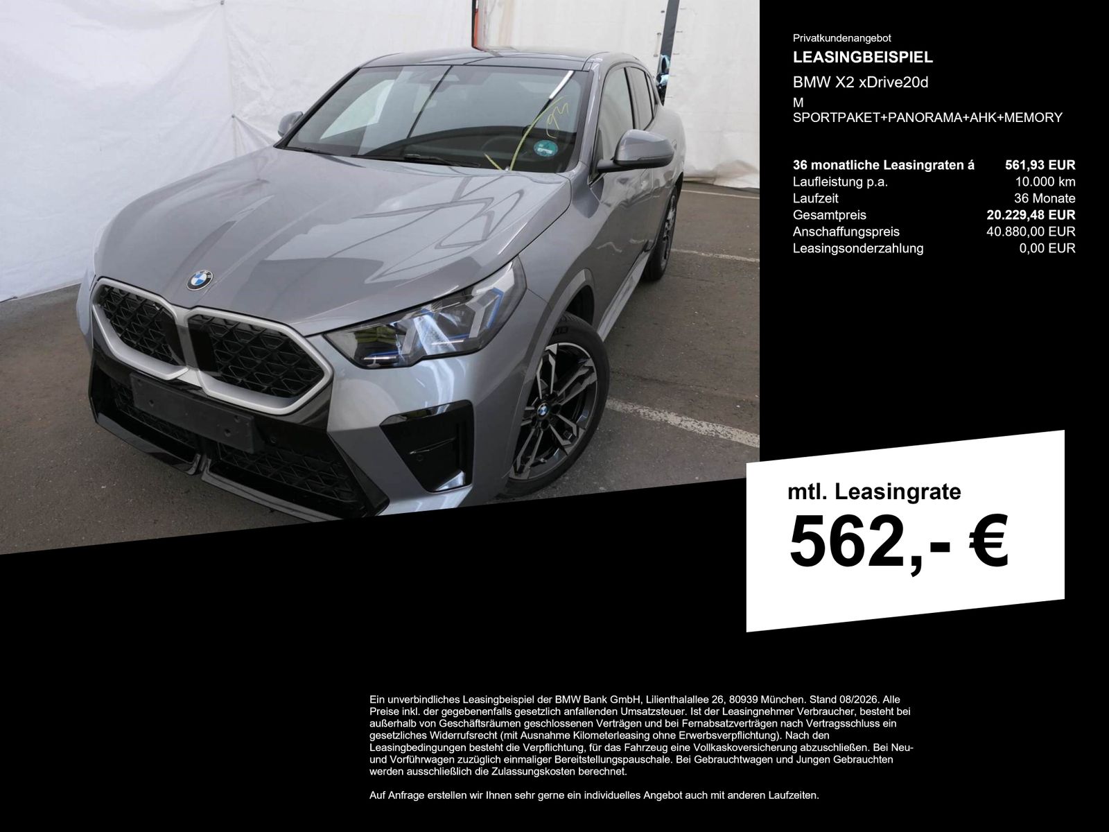BMW X2 xDrive20d M SPORTPAKET+PANORAMA+AHK+MEMORY imagem 3