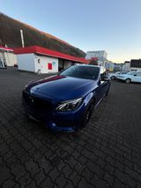 Mercedes-Benz C400 4MATIC AMG-Line | Vollleder | - : Blau, Mercedes
