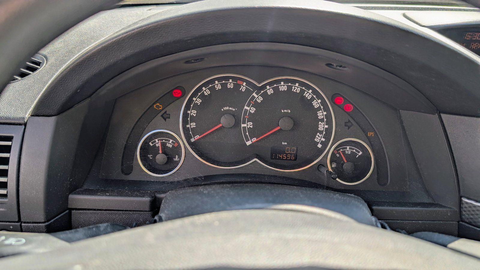 Opel Meriva 2008 — engine 90 HP (66kW)