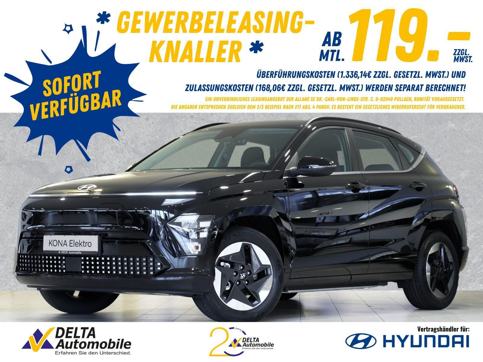 Hyundai Kona EV 48,4 kWh Select Effizienzpaket Navi Kame