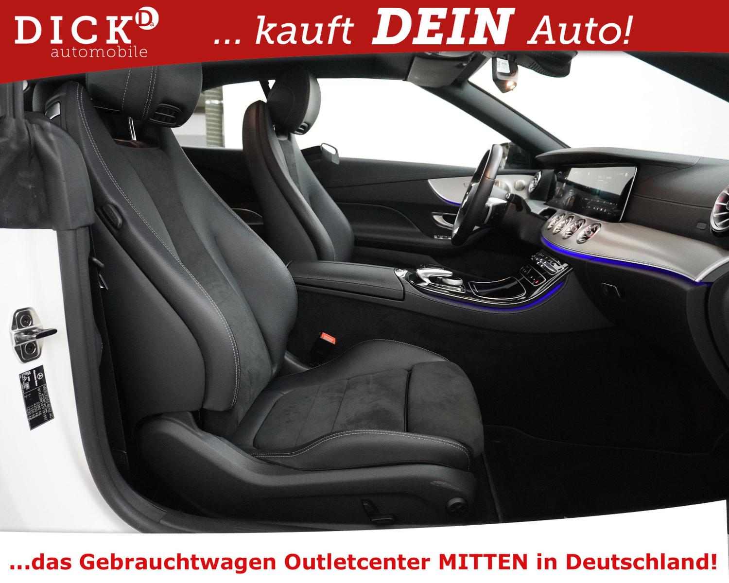 Mercedes-Benz E220d Cabrio 2X AMG NIGHT+WIDESC+STNDHZ+BURM+20"