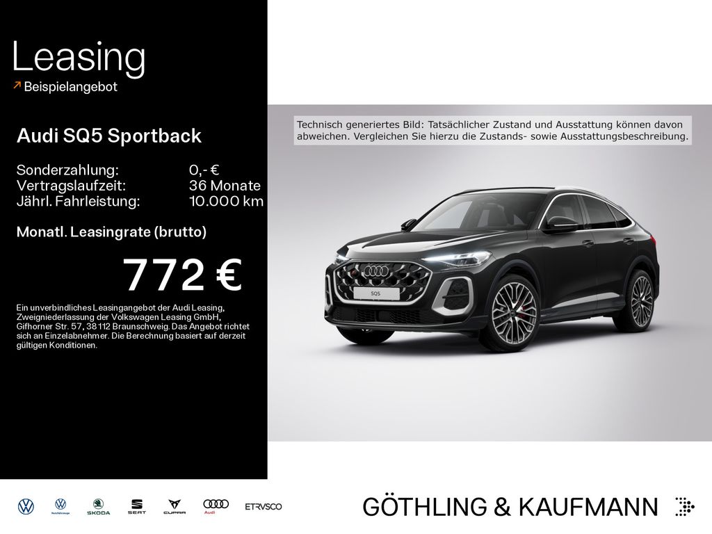 Audi SQ5 Sportback TFSI 270 kW S tronic*B&O*PANO*HUD*
