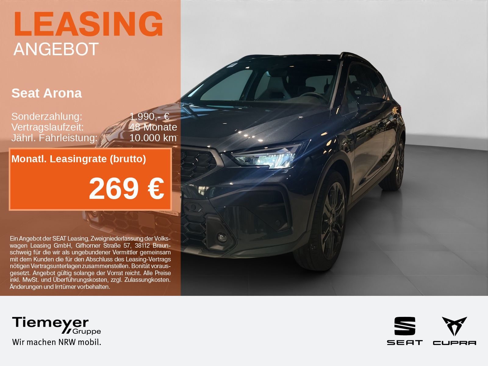 Seat Arona FR 1.0 TSI DSG REAR VIEW NAVI KESSY LM18 S