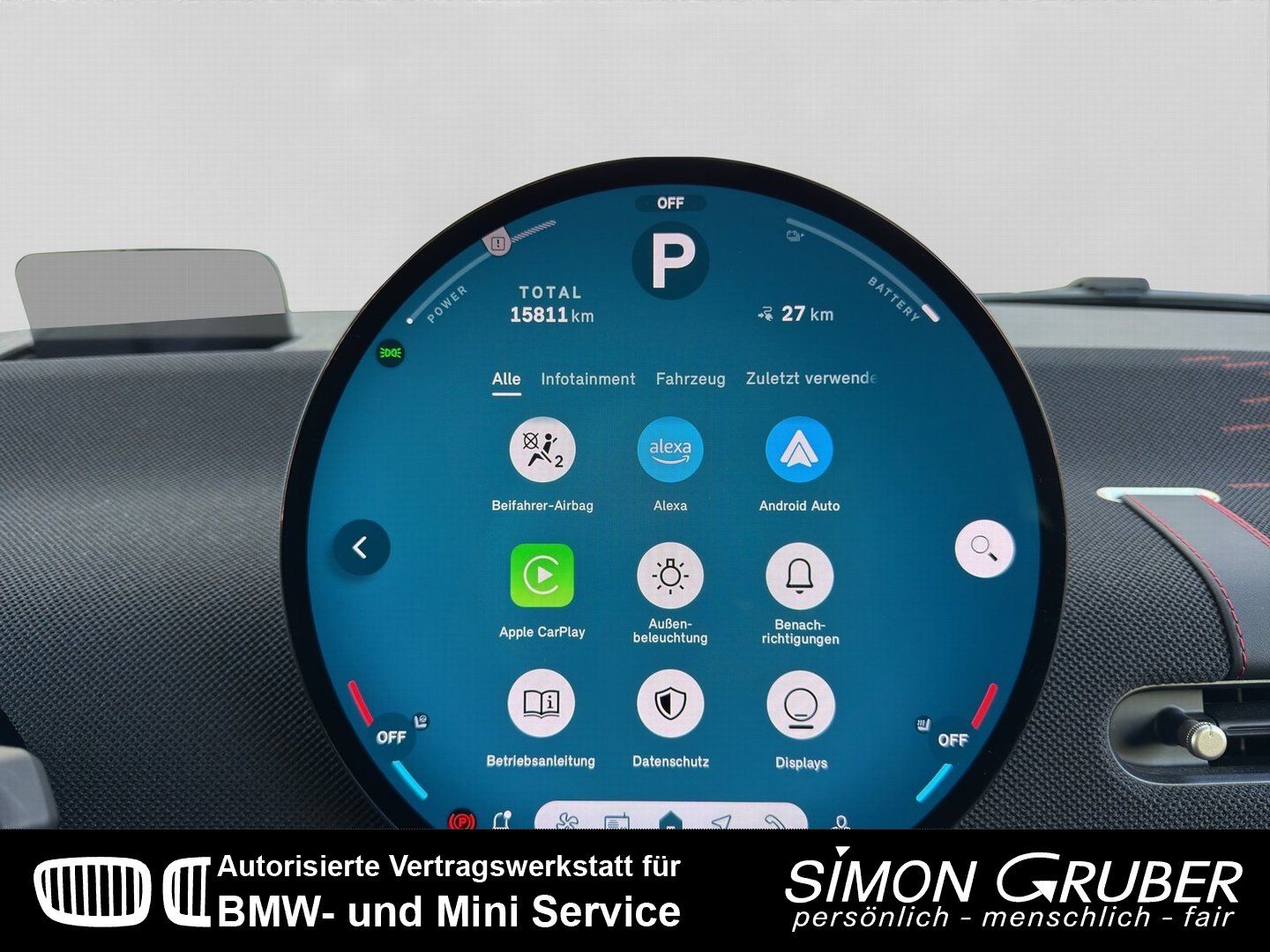 Fahrzeugabbildung MINI Cooper SE John CooperWorks Panorama HUD Ambiente