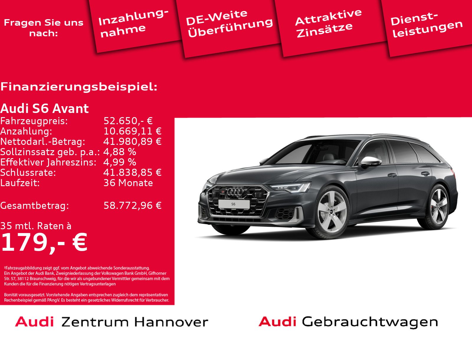 Audi S6 Avant 3.0 TDI quattro Kamera Navi LED virtual