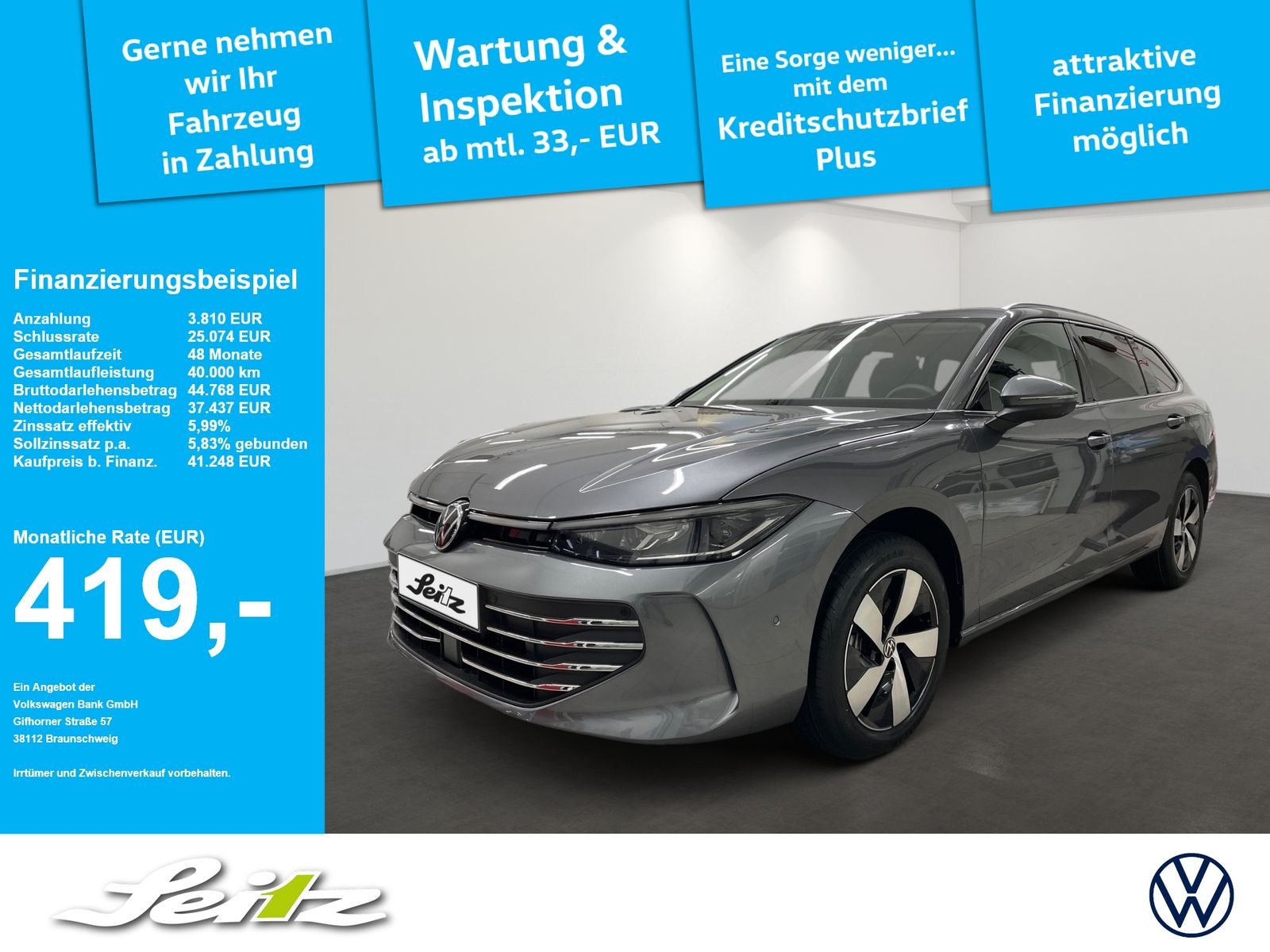 Volkswagen Passat Variant 2.0 TDI Business AHK HEAD-UP MAT foto 1