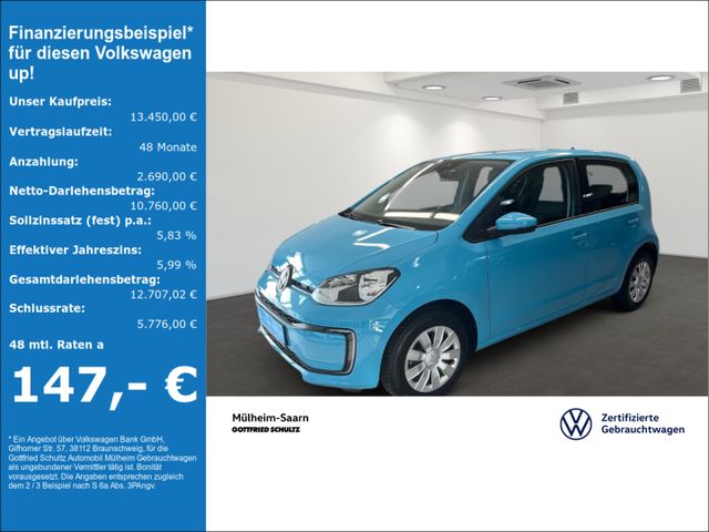 Volkswagen up! e-61kW Move Klima Rückfahrkamera Sitzheizung