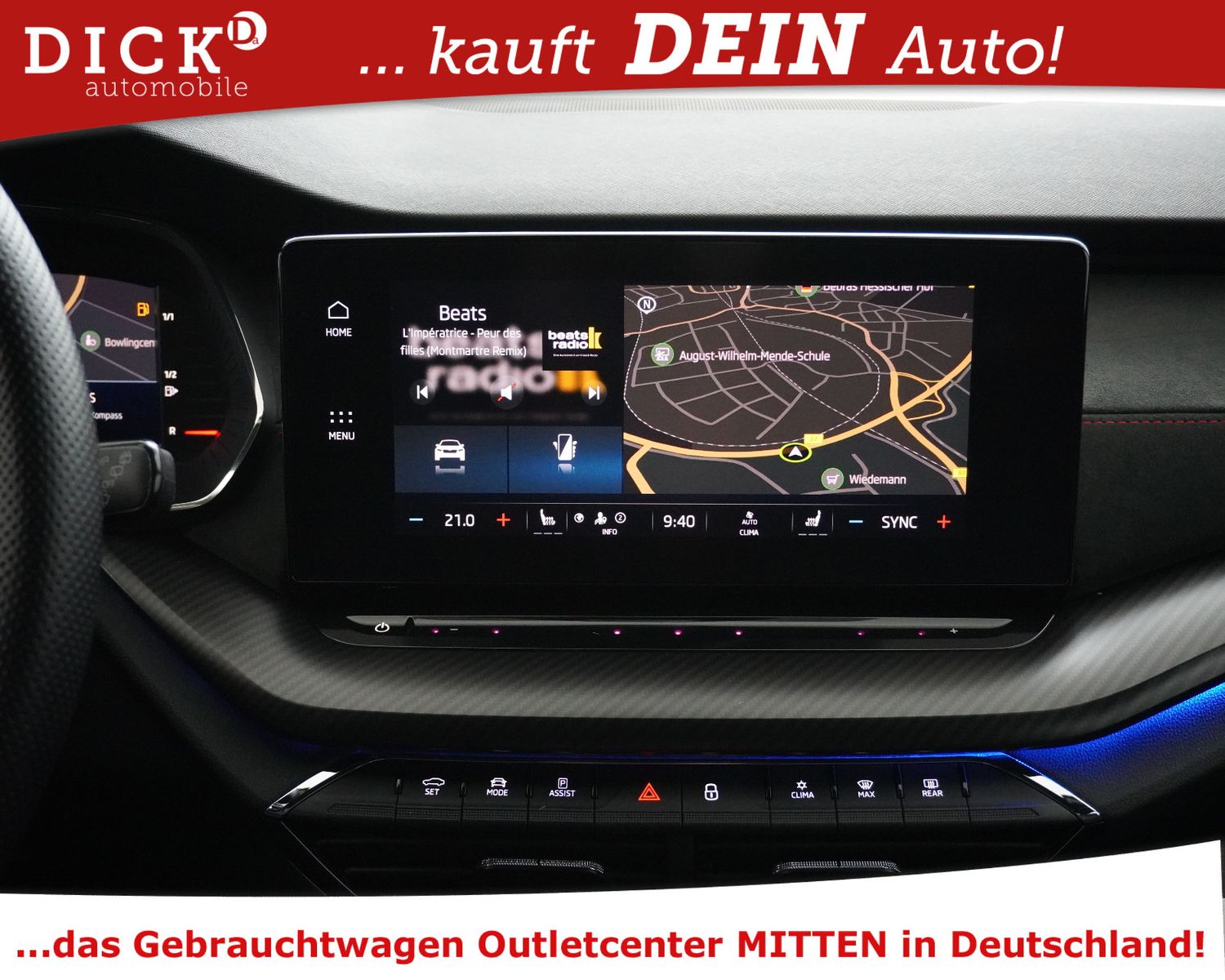 Fahrzeugabbildung SKODA Octavia Co 2.0d RS MATRIX+COLUM+STNDHZ+VIRTU+18"