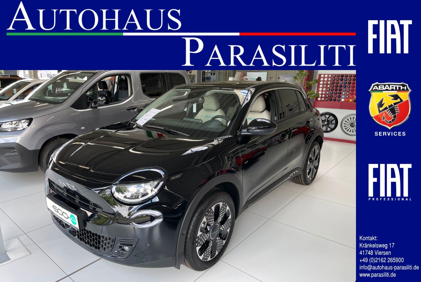Fiat 600e LaPrima 54 kWh, LED, NAVI,KAMERA
