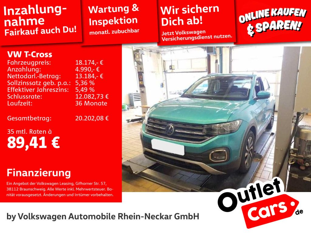 VW T-Cross Active 1.0 TSI Automatik Navi Kamera uvm