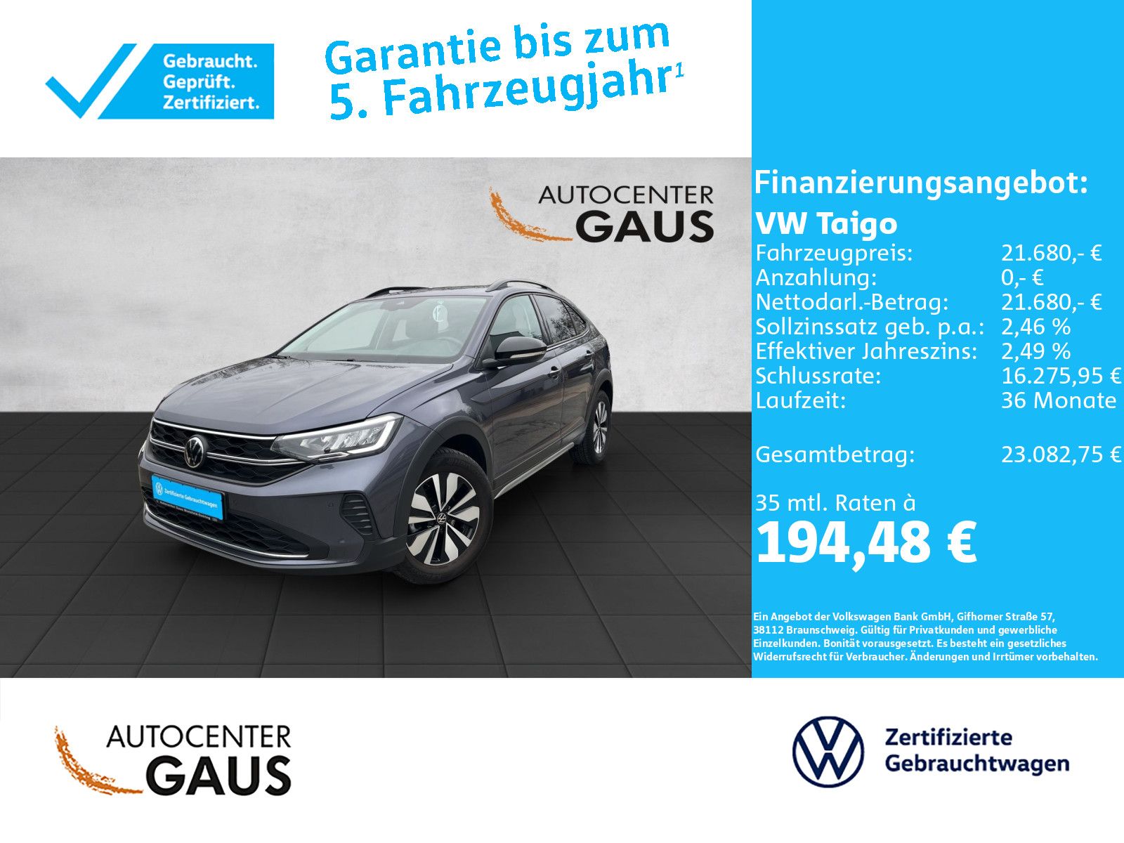 Volkswagen Taigo - Bild 2