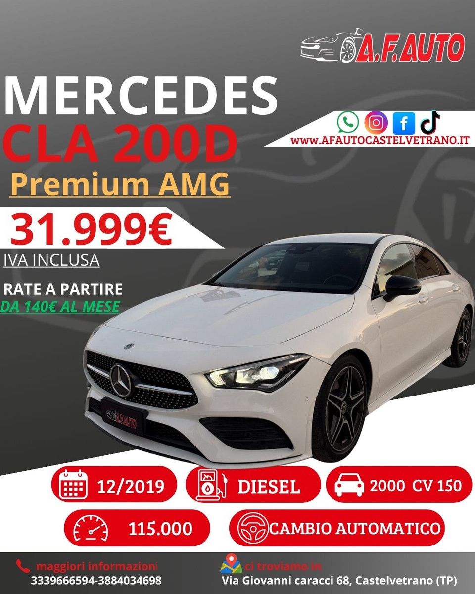 Mercedes-Benz Mercedes-benz CLA 200 d Automatic Premium