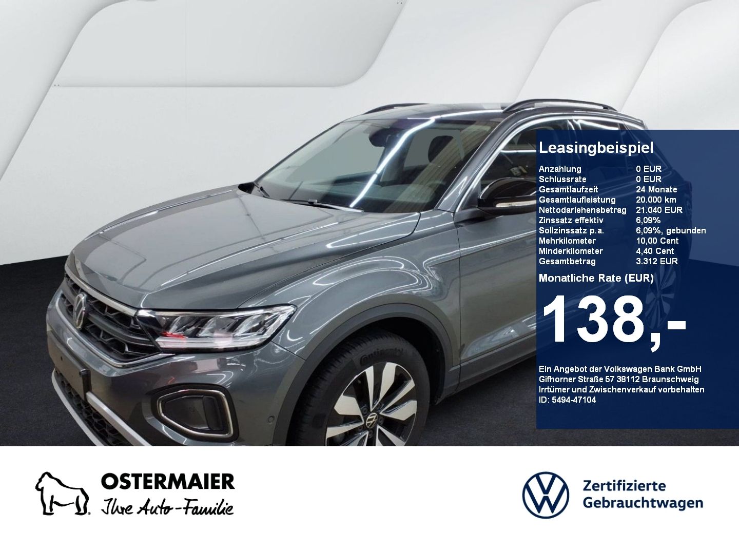 Volkswagen T-Roc GOAL 1.0TSI 116PS ACC.2xPDC.NAVI.LED.APP-C